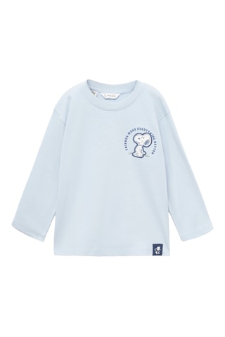 T-shirt imprimé Snoopy - Bleu