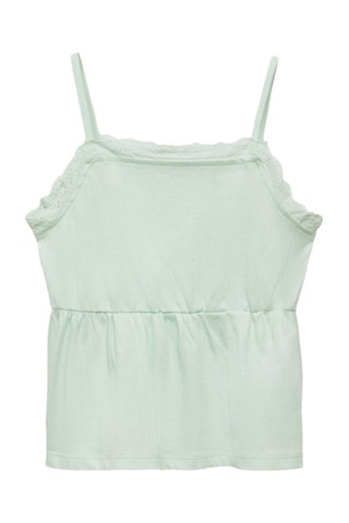 Top broderie suisse - Vert