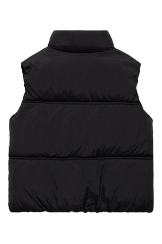 Gilet matelassé fermeture Éclair - Noir