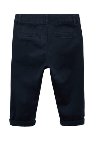 Pantalon chino coton - Bleu