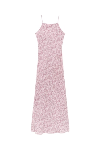 Robe longue à fleurs - Rose