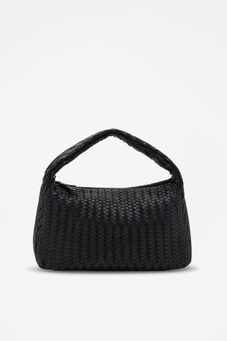 Sac porté main tressé - Noir
