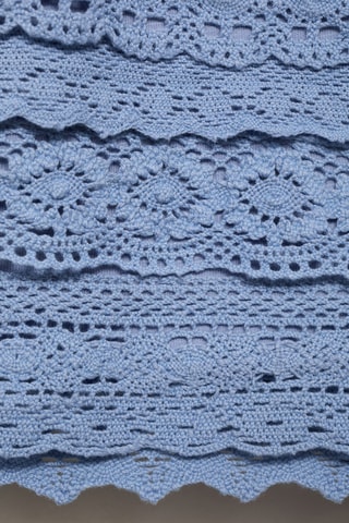 Short à volants en crochet - Vert