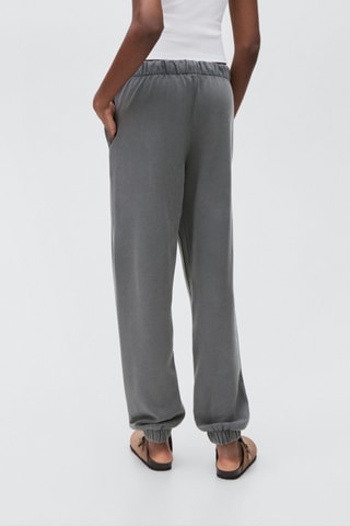 Jogging coton taille élastique - Anthracite