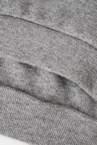 Sweat-shirt détail volants - Gris