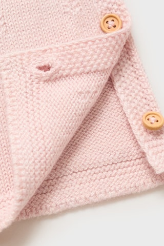 Pull-over maille détail boutons - Rose clair