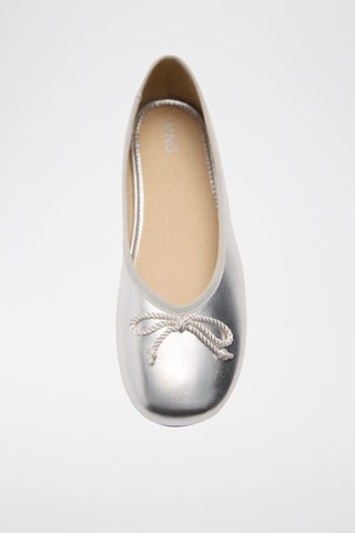 Ballerines nœud - Argenté