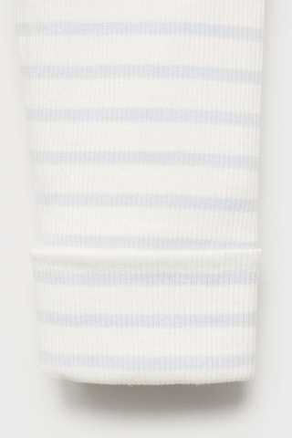 Leggings coton rayures - Bleu