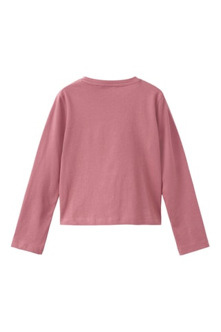 T-shirt en coton brodé - Rouge