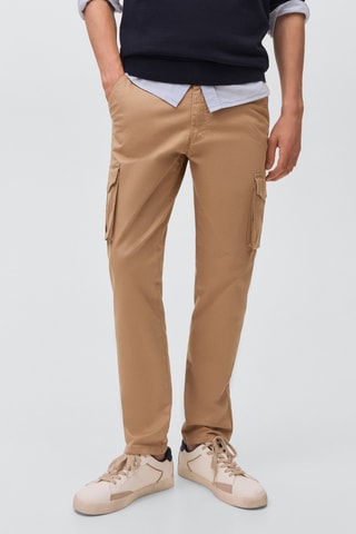 Pantalon cargo - Beige