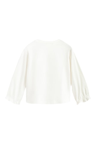 T-shirt en coton imprimé - Blanc