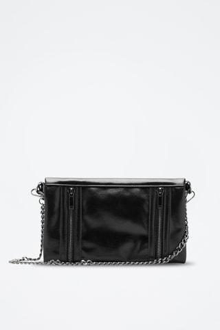 Sac porté épaule simili-cuir - Noir