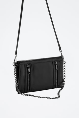 Sac porté épaule simili-cuir - Noir
