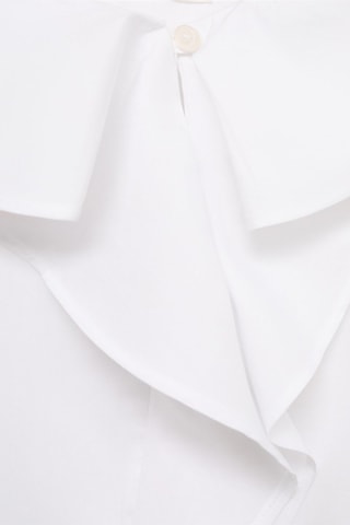 Chemise détail volants - Blanc