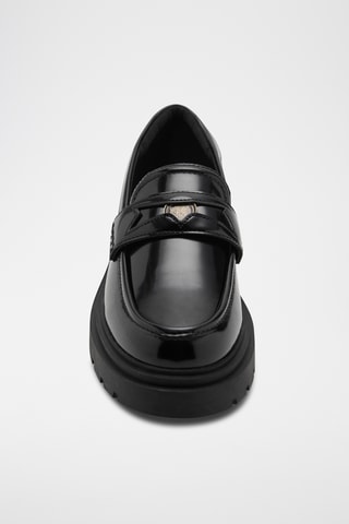 Mocassins similicuir - Noir