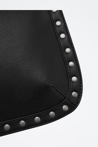 Sac clouté cuir - Noir