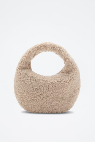 Sac texture moutonnée - Blanc