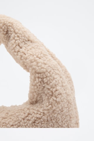 Sac texture moutonnée - Blanc