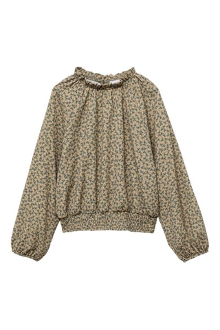 Blouse en imprimé floral - Vert