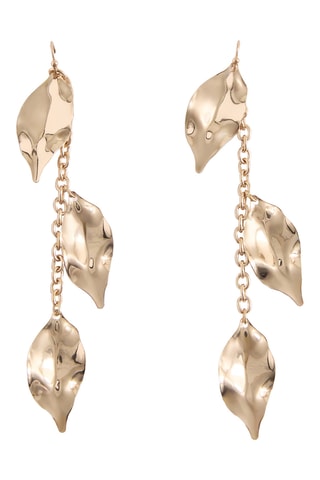 Boucles d'oreilles pendantes feuilles