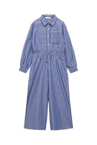 Combinaison-pantalon à rayures - Bleu