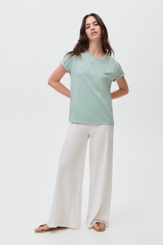 T-shirt imprimé manches courtes - Vert clair