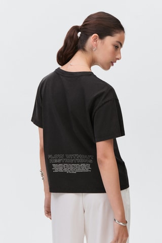 T-shirt ornements papillon - Anthracite