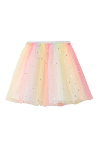 Jupe tulle fantaisie - Marron clair