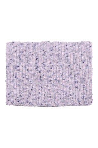 Écharpe jaspée en maille - Violet