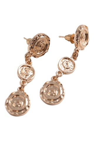 Boucles d'oreilles pendentifs pièce