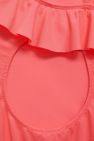 Maillot de bain asymétrique volant - Orange