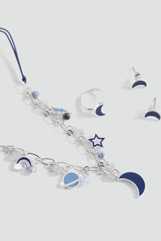 Collier perles combinées