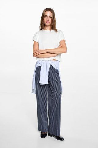 T-shirt crop - Blanc