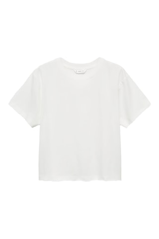 T-shirt crop - Blanc