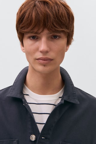 Surchemise denim - Bleu marine