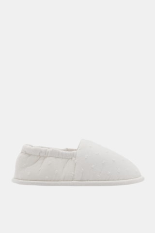 Chaussons en popeline - Blanc