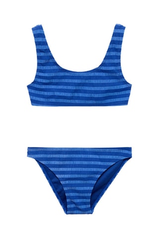 Bikini rayures - Bleu