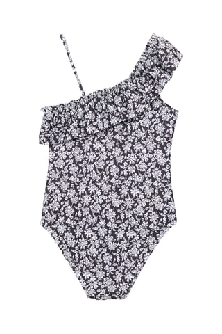 Maillot de bain imprimé floral - Noir