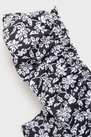 Maillot de bain imprimé floral - Noir