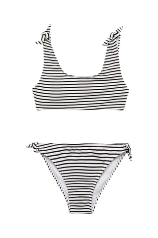Bikini rayures - Noir