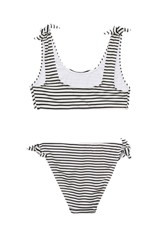 Bikini rayures - Noir