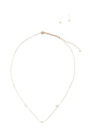 Ensemble collier et boucles d'oreilles