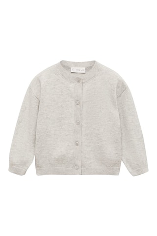 Cardigan maille boutons - Gris