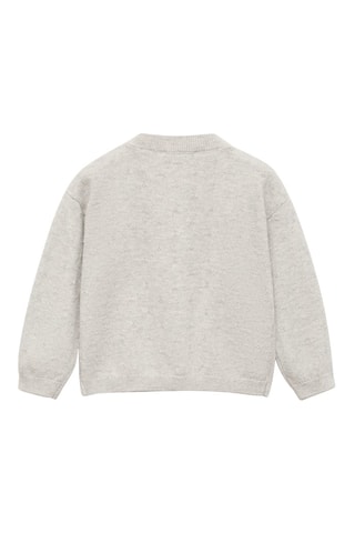 Cardigan maille boutons - Gris