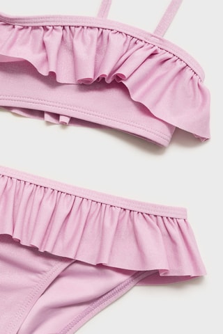 Bikini volants - Rose