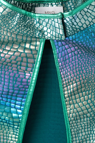 Cape masque de dragon - Vert