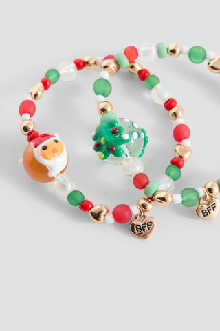 Lot bracelets de Noël