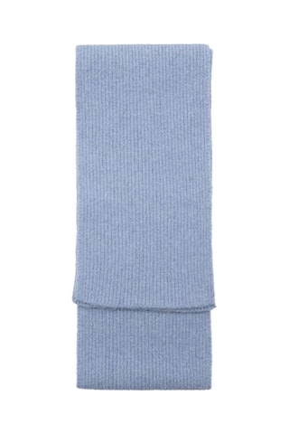 Écharpe côtelée lurex - Bleu