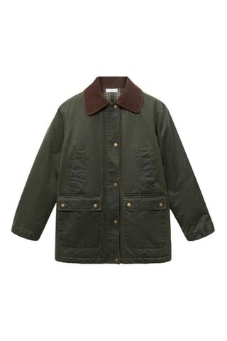 Parka effet ciré - Vert