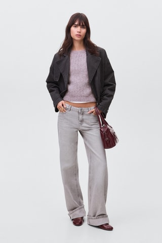 Pull grosses mailles - Marron clair